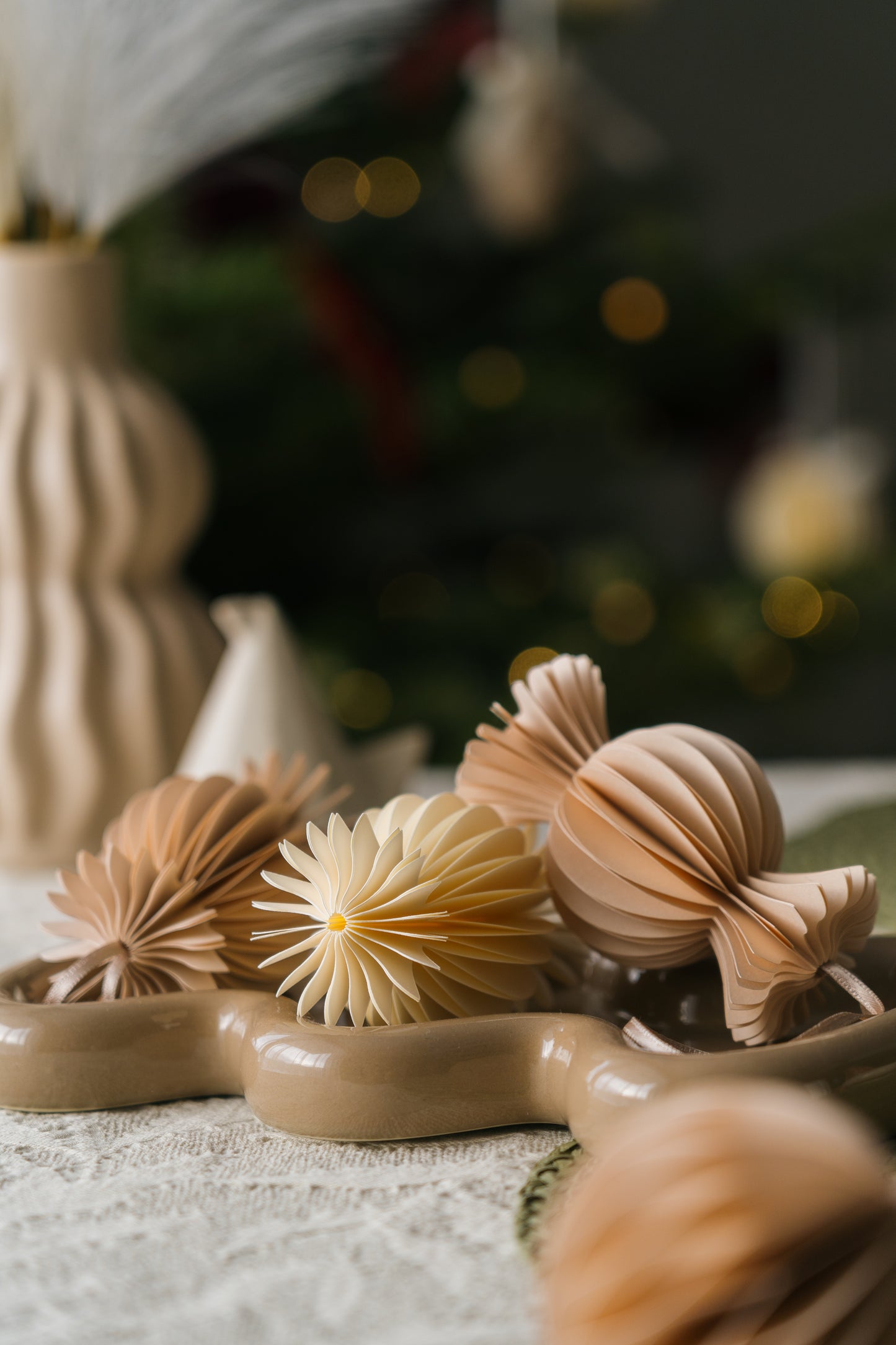 Candy paper decoration, Set of 2
