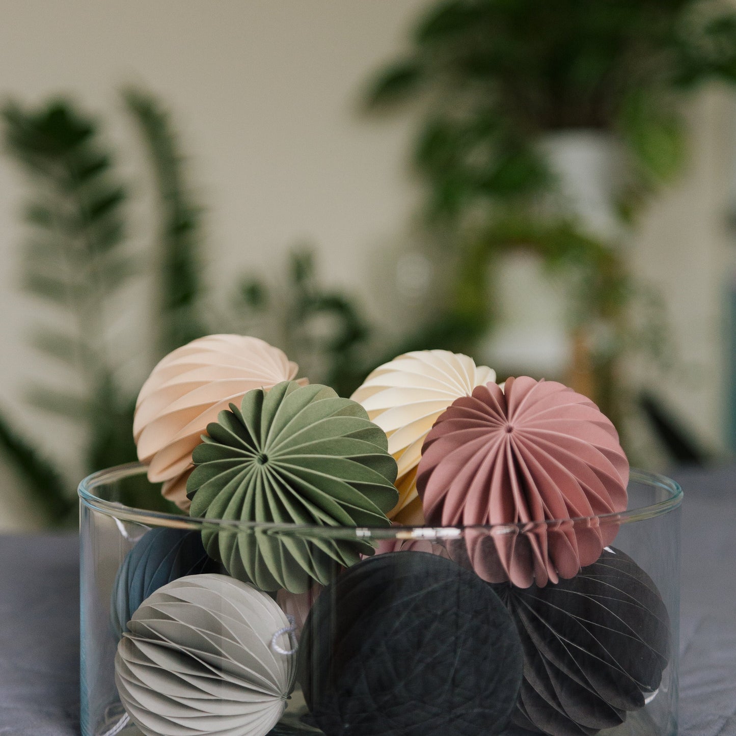 Handmade Honeycomb Paper Ball: Scandi Christmas Wedding Decoration