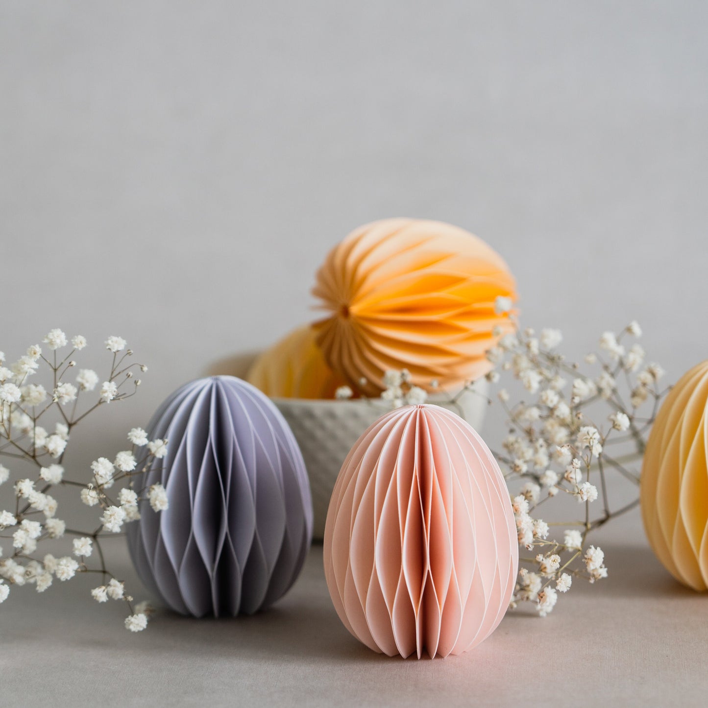 Handmade Honeycomb Easter Egg: Scandi Paper Decoration